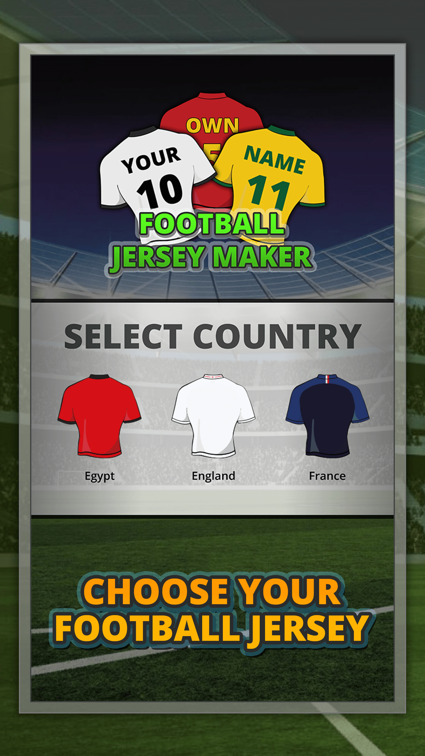 Football Jersey Maker screenshot 1